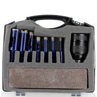 Coffret de 7 Forets Diamant Pro-Ceram avec Mandrin