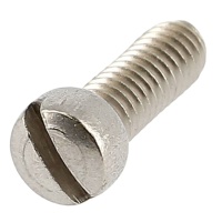 Schroef cilindrische bolkop met gleuf