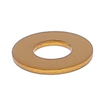 Blister met 5 Ringen serie M AG3 OA goud