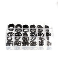 Assortimentskoffer met Circlips voor buiten Zwart staal Din 471