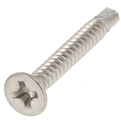 Zelfborend verzonken Phillips kop RVS A2 Din 7504O