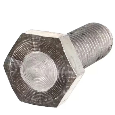 Zeskantige kop Ruw Alu P40 volledige schroefdraad Din 933